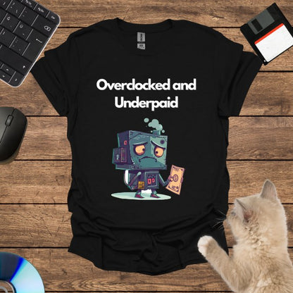 Overclocked and Underpaid T-Shirt