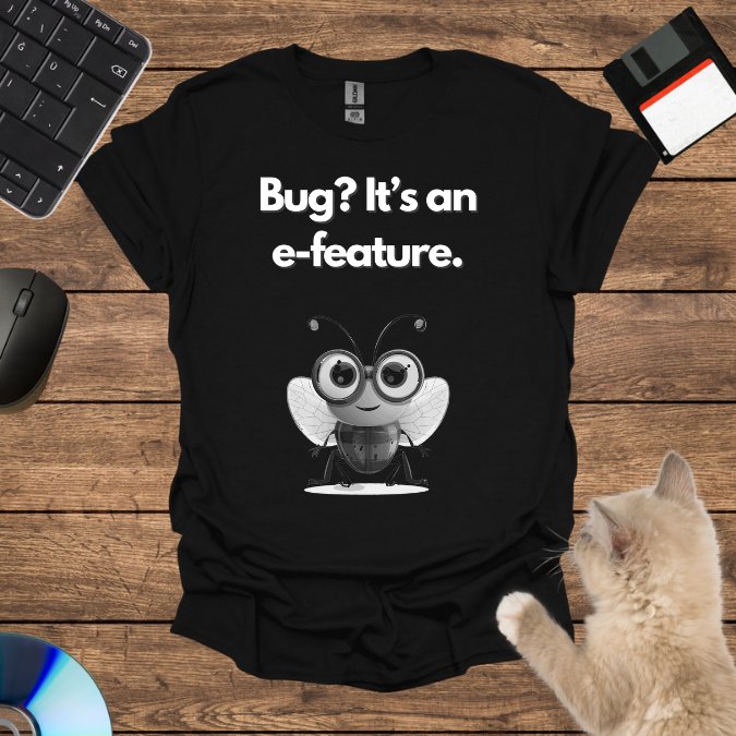 Bug? It’s an e-feature. T-Shirt