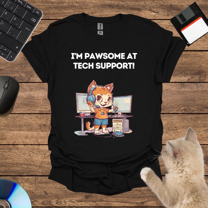 I'm pawsome at tech support!