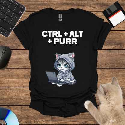 Ctrl + Alt + Purr T-Shirt