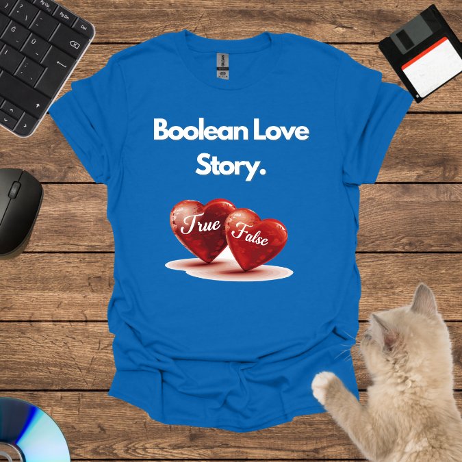 Boolean Love Story. T-Shirt