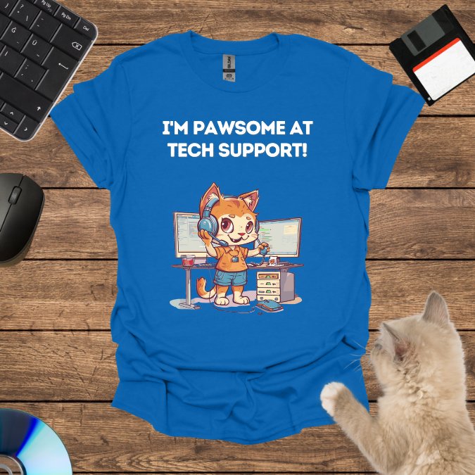 I'm pawsome at tech support!