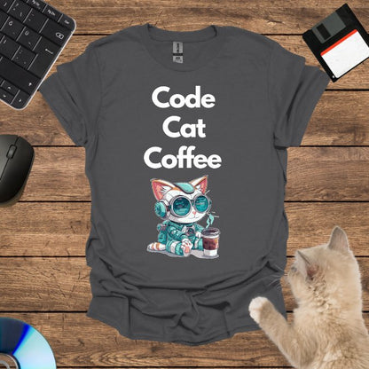 Code, Cat, Coffee: The Holy Trinity T-Shirt