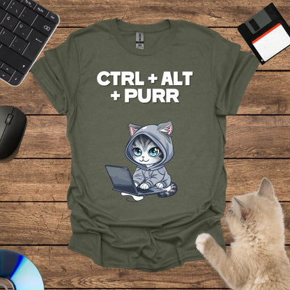 Ctrl + Alt + Purr T-Shirt