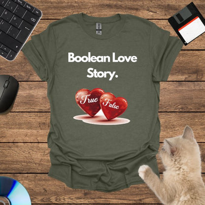 Boolean Love Story. T-Shirt