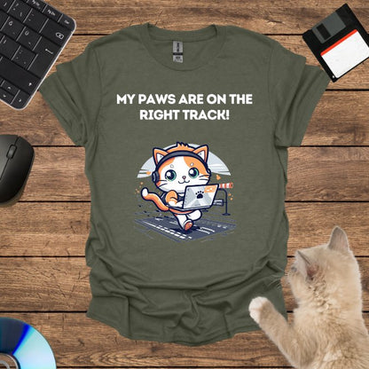 My paws are on the right track!