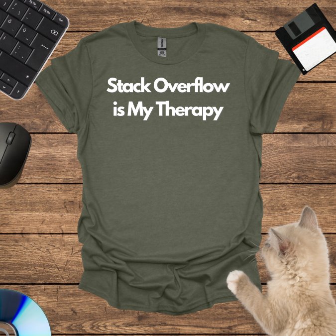 Stack Overflow is My Therapy T-Shirt