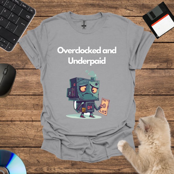 Overclocked and Underpaid T-Shirt