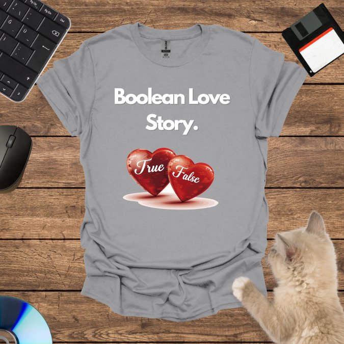 Boolean Love Story. T-Shirt