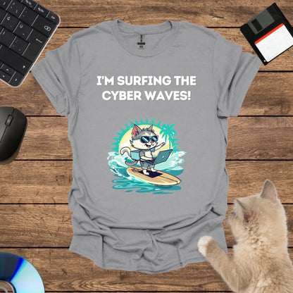 I'm surfing the cyber waves!