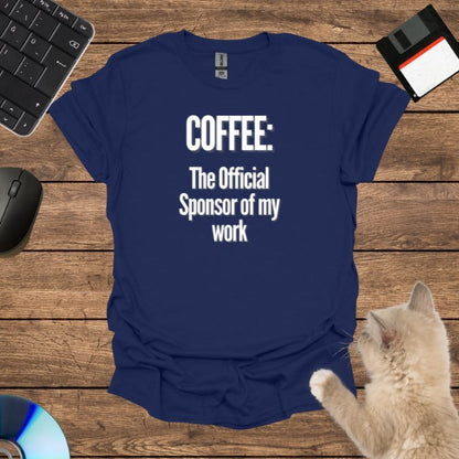 Coffee: The Official Sponsor of Coders T-Shirt