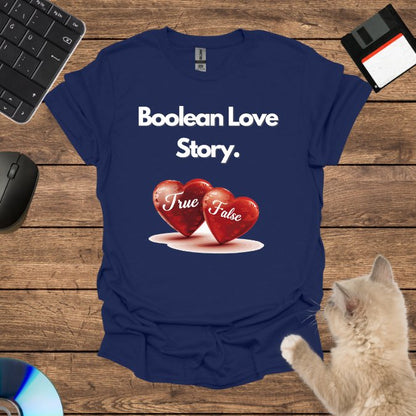 Boolean Love Story. T-Shirt