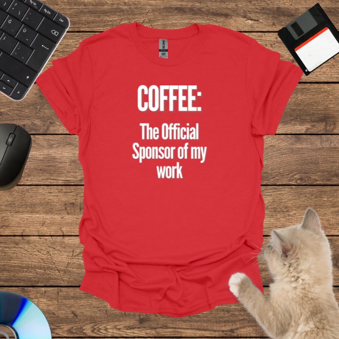 Coffee: The Official Sponsor of Coders T-Shirt