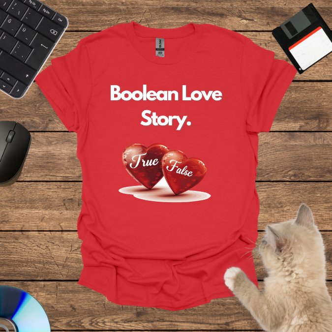 Boolean Love Story. T-Shirt