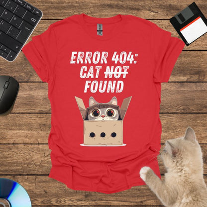 Error 404: Cat Not Found T-Shirt