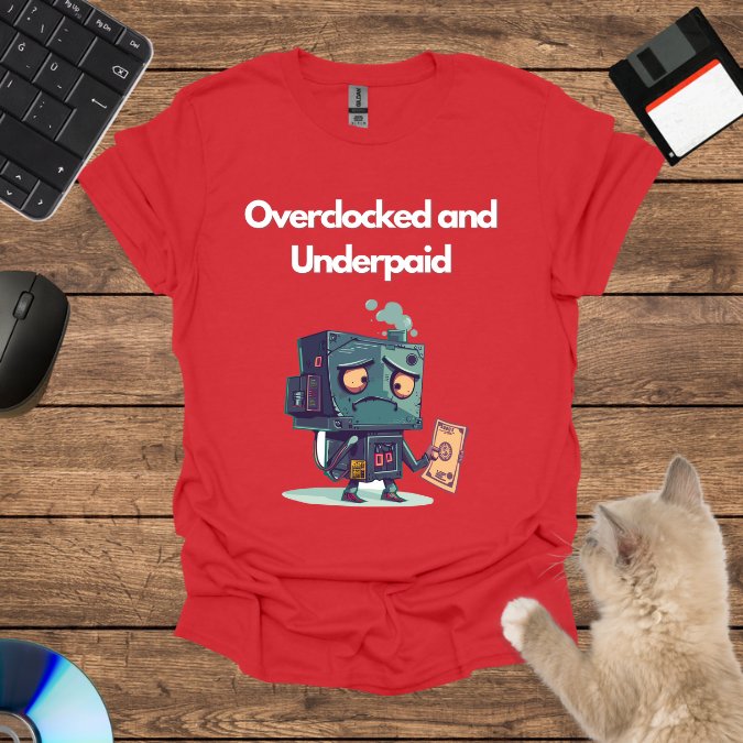 Overclocked and Underpaid T-Shirt