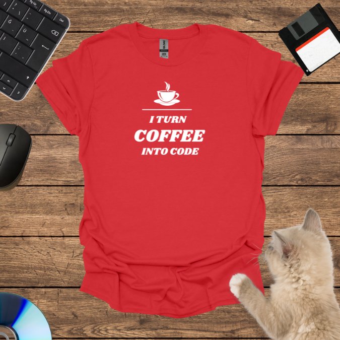 I Turn Coffee Into Code T-Shirt