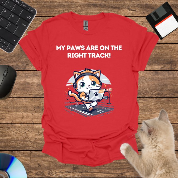 My paws are on the right track!