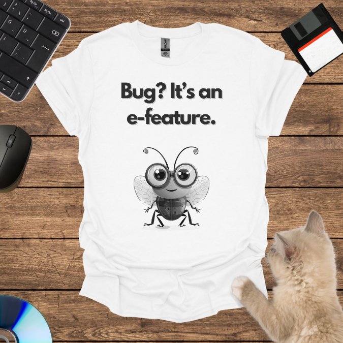 Bug? It’s an e-feature. T-Shirt