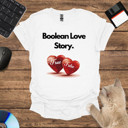 Boolean Love Story. T-Shirt