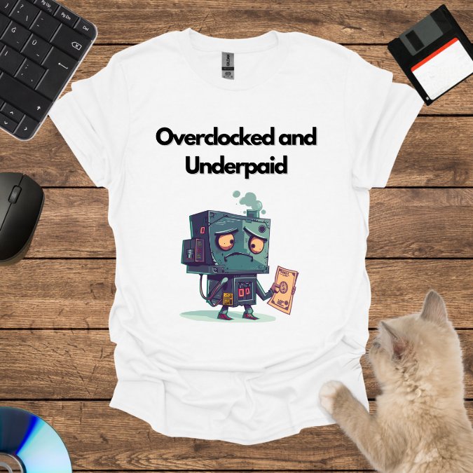 Overclocked and Underpaid T-Shirt