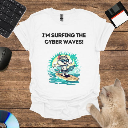 I'm surfing the cyber waves!