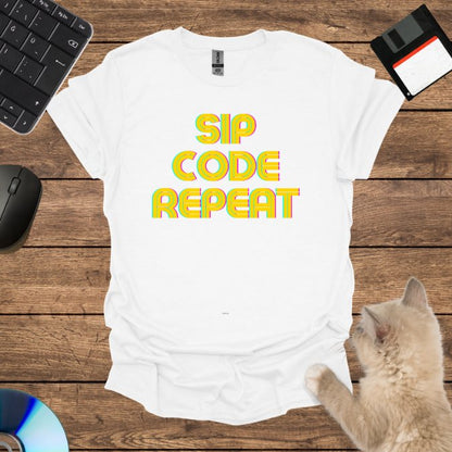 Sip, Code, Repeat T-Shirt