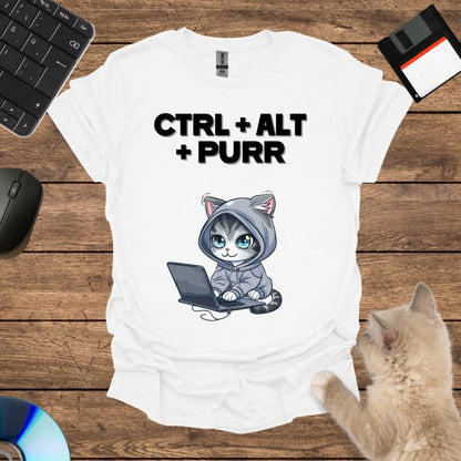 Ctrl + Alt + Purr T-Shirt